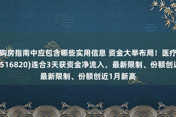 购房指南中应包含哪些实用信息 资金大举布局！医疗立异ETF(516820)连合3天获资金净流入，最新限制、份额创近1月新高