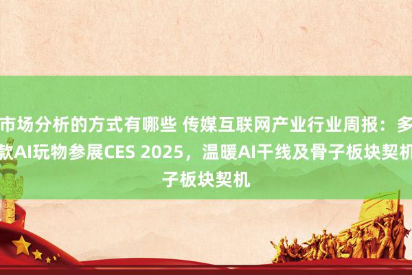 市场分析的方式有哪些 传媒互联网产业行业周报：多款AI玩物参展CES 2025，温暖AI干线及骨子板块契机